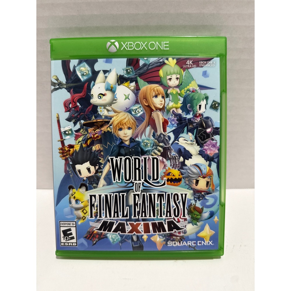 World of Final Fantasy Maxima Xbox One 4K Ultra HD RPG Square Enix Physical Disc